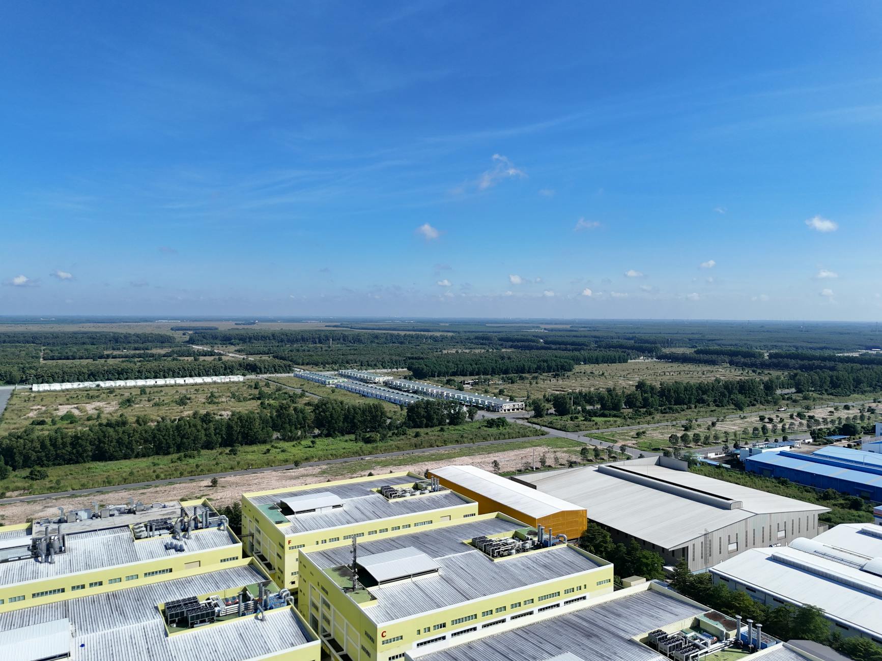 Vue de Bình Dương (ville secondaire)