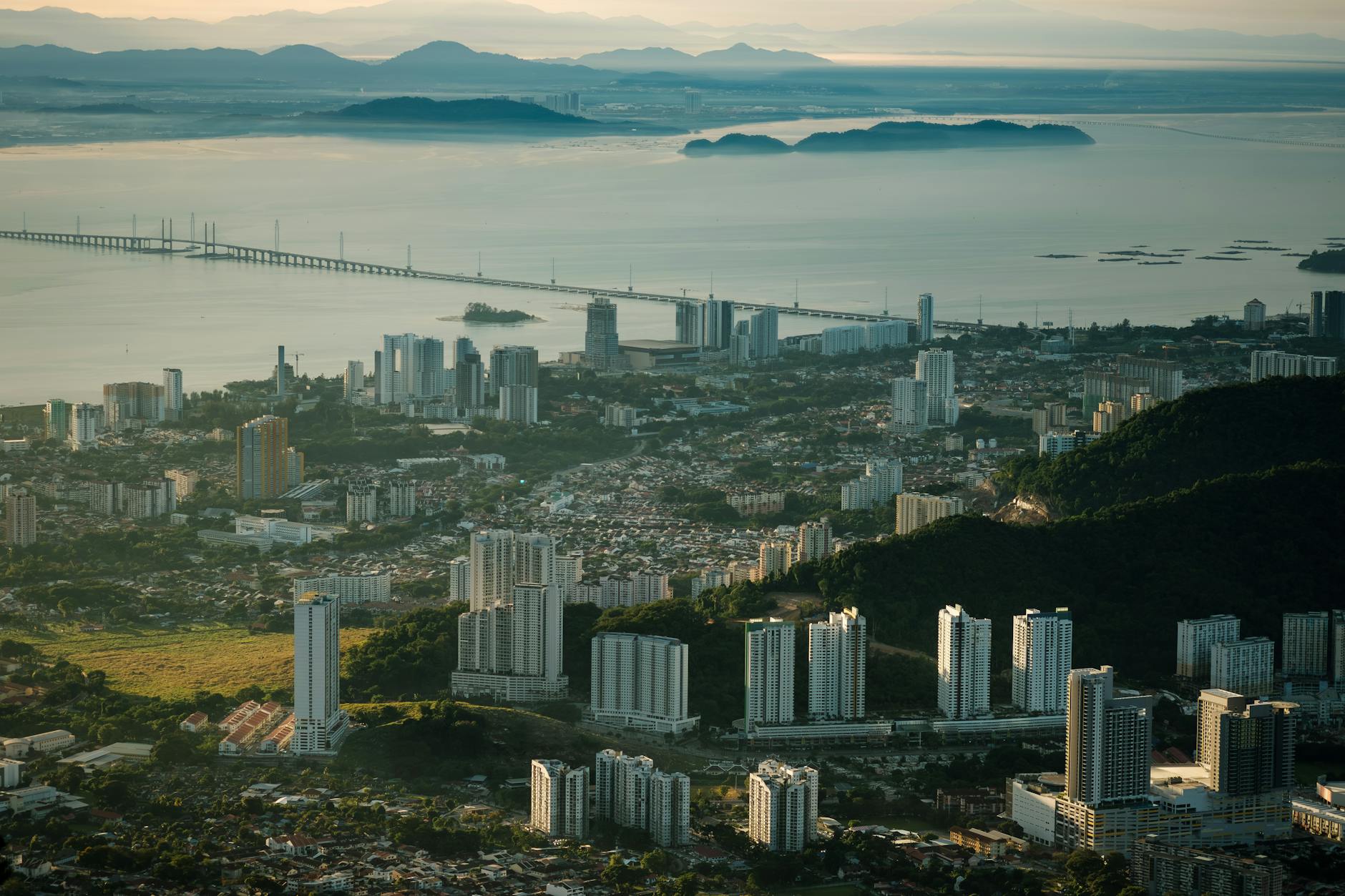 Paysage de Bukit Merah North