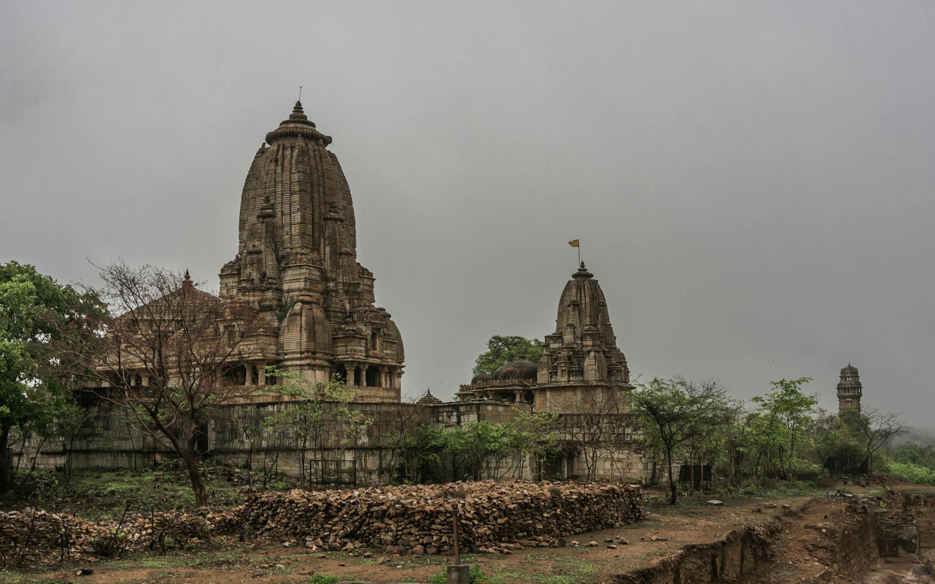 Paysage de Chittorgarh