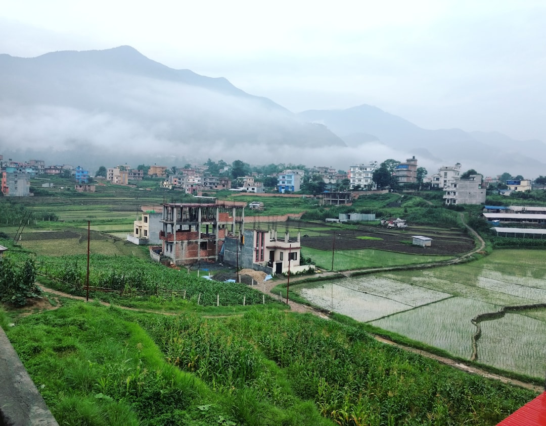 Paysage de Kirtipur