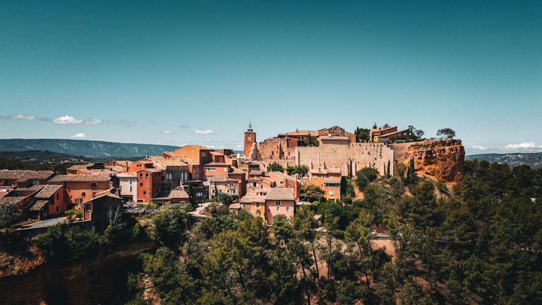 Paysage de Roussillon